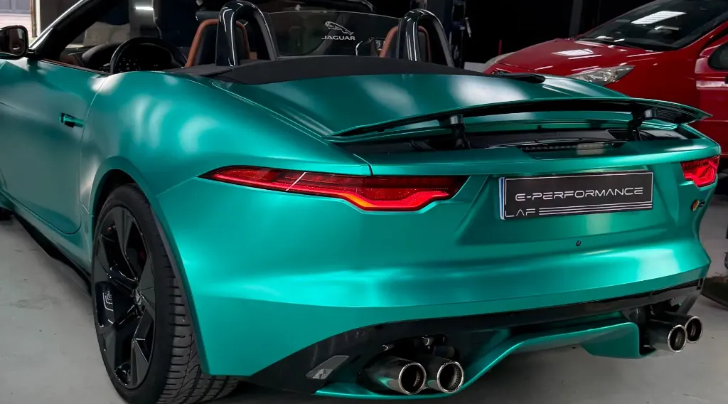 Jaguar F-Type Satin Emerald